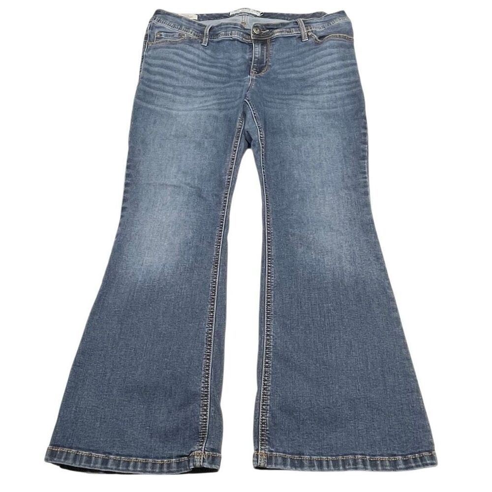 Torrid Medium Wash Mid Rise Luxe Slim Boot Jeans